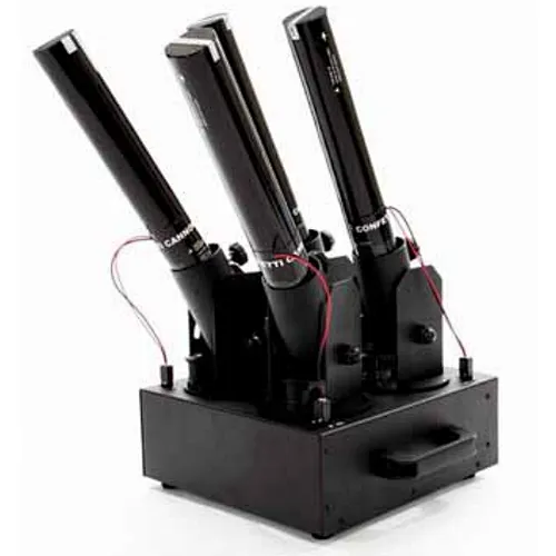 SISTEMA DE LANZAMIENTO CONFETTI ELÉCTRICO DE CUATRO SALIDAS