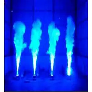 No noise Rotating LED CO2 jet with DMX control