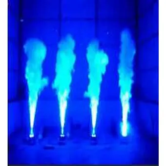 No noise Rotating LED CO2 jet with DMX control