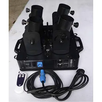 stage effect DMX control 4 shots electric confetti launching system