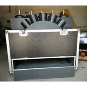 Fan shape super color flame projectors 8 to 10meters height effect pyrotechnic machine