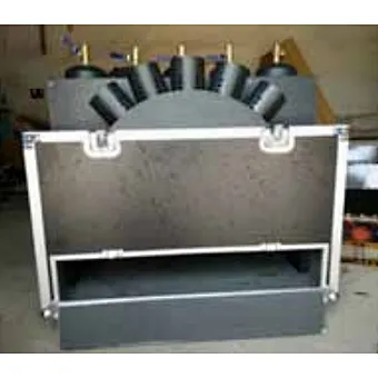 Fan shape super color flame projectors 8 to 10meters height effect pyrotechnic machine