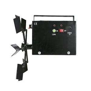 cold pryo fountain  Remote control double electric windmill Uses small AA battery remote control
