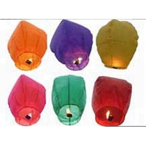 high quality flameproof pumpkin sky lantern
