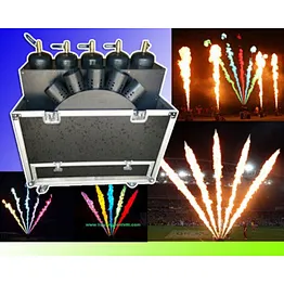 Fan shape super color flame projectors 8 to 10meters height effect pyrotechnic machine