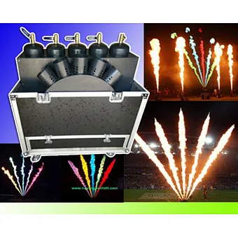 Fan shape super color flame projectors 8 to 10meters height effect pyrotechnic machine