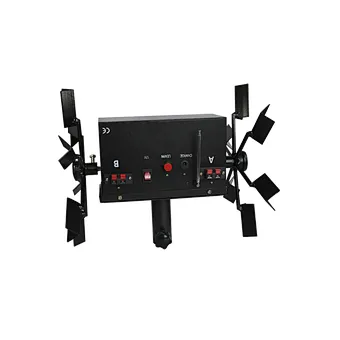 hot sale Remote control double electric windmill 12V rechargeable battery