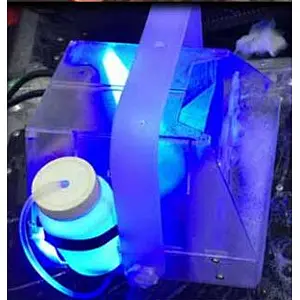small changing color Led bubble and fog machine