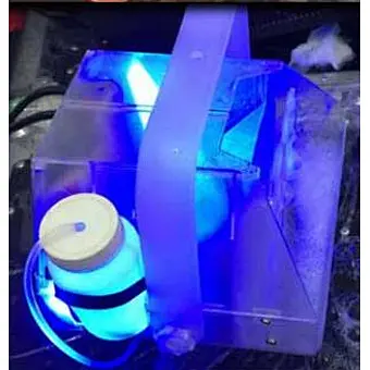 small changing color Led bubble and fog machine