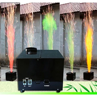 Reusable DMX control COLOR COLD PYRO machine stage fountain machine