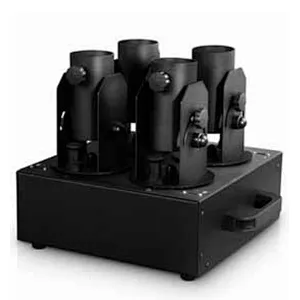 stage effect DMX control 4 shots electric confetti launching system