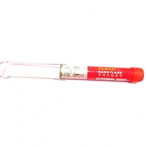 Professional production of fireworks hand flare color smoke signal torch for football or marine