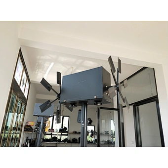 Convenient Remote control double electric windmill with AA battery