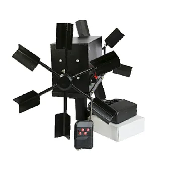 hot sale Remote control double electric windmill 12V rechargeable battery