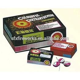 1.4g un0336 Fuegos artificiales Colorful Chrysanthemum Spinner Fireworks