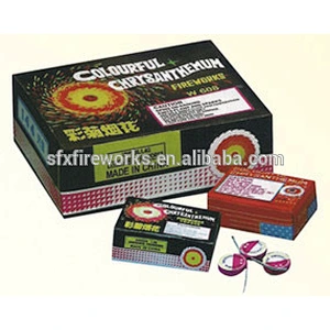 1.4g un0336 Fuegos artificiales Colorful Chrysanthemum Spinner Fireworks