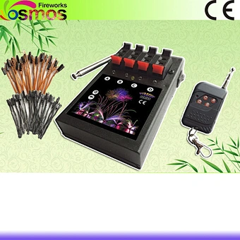 fireworks/pyrotechnic 4channels remote control small fireworks firing system