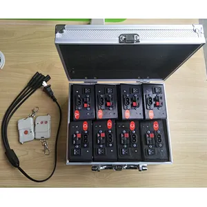 Very small size remote control firing systems for stage fountains