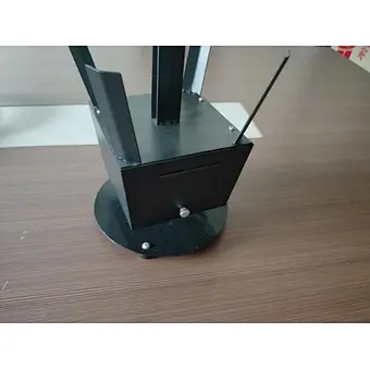 Remote control rotating firing systems for stage fountains