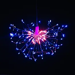 rainbow color REMOTE CONTROL LED FIREWORKS LIGHT