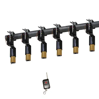 Remote control fireworks firing system for shooting the stage fireworks on the truss stage fountain machine