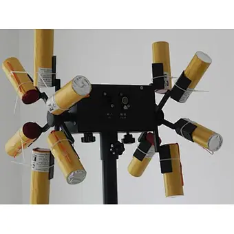 Cold fireworks firing system remote control double electric windmill for stage fountains stage fountain machine