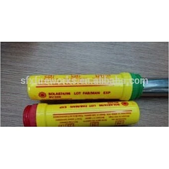 Professional production of fireworks hand flare color smoke signal torch for football or marine