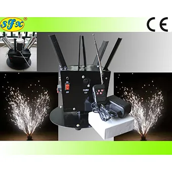 Cold fireworks remote control rotating firing systems for stage fountains Stage fountain machine