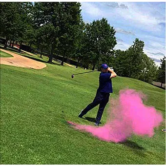 Color holi powder golf ball  liuyang fireworks