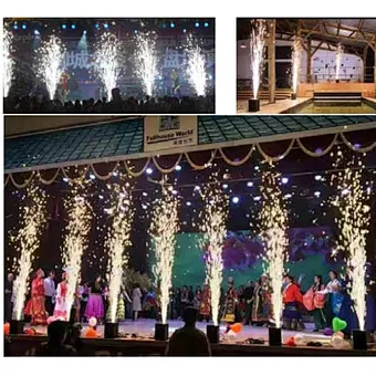 electric fireworks indoor cold stage fountain machine for stage wedding concerts event