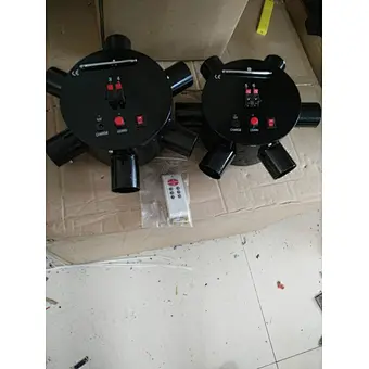 Remote control magic windmill for stage fountains fireworks firing system