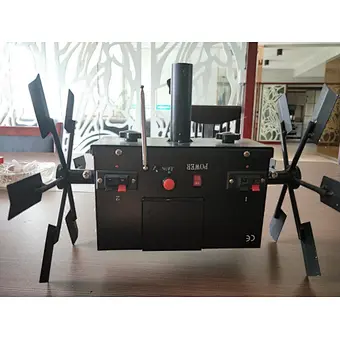 Convenient Remote control double electric windmill with AA battery