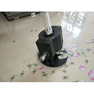No noise Rotating LED CO2 jet with DMX control