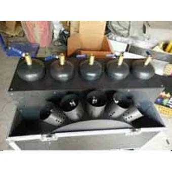Fan shape super color flame projectors 8 to 10meters height effect pyrotechnic machine