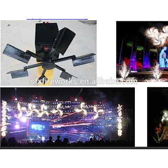 Stage Electric windmill 12V rechargeable battery remote control for stage fountains fireworks party decoration