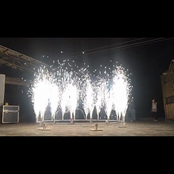 SFX Celebration Remote control for wedding and first dance 360 degree spinning indoor fireworks firing systems