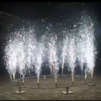 SFX Celebration Remote control for wedding and first dance 360 degree spinning indoor fireworks firing systems