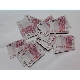 500 Euro  paper  confett  for  confetti cannon