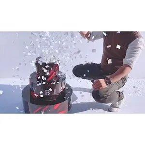 2020 new birthday cake party paper CONFETTI MACHINE for birthday stage special effect wedding celebration party supplies