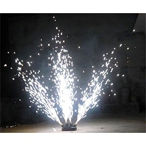 firework machine Fan shape double rows remote control cold pyrotechnic machine cold pyro fountain firework firing system