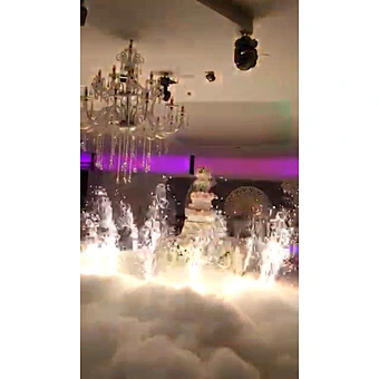 SF2019-011 Remote control 360degree spinning indoor fireworks firing systems