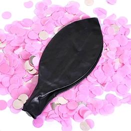 it's a girl 36inch Custom Giant Black Gender Reveal Balloon Confetti For Baby Shower Party Decorations
