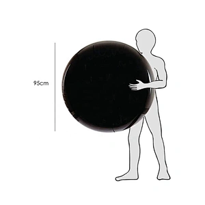 it's a boy 36inch Custom Giant Black Gender Reveal blue color holi powder balloon For Baby Shower Party Decoration