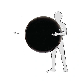 it's a boy 36inch Custom Giant Black Gender Reveal blue color holi powder balloon For Baby Shower Party Decoration