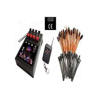 Pyrofun-004s  4channels remote control small firing system with 10pcs of 1m Talon igniters