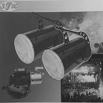Hanging large foam machine for stage show