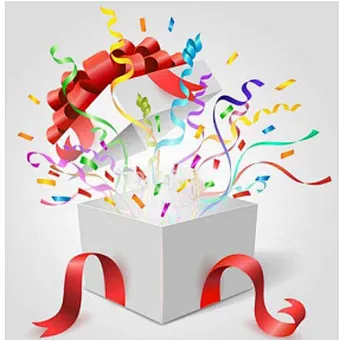 Surprise box for weeding or party