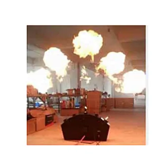 18S-5F-LPG 5 heads fan shape LPG flame projectors.  DMX / Wire control for show