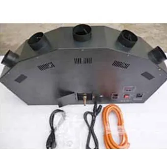 18S-5F-LPG 5 heads fan shape LPG flame projectors.  DMX / Wire control for show