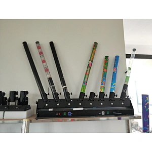 8shots electronic confetti launching systems with power corn plug